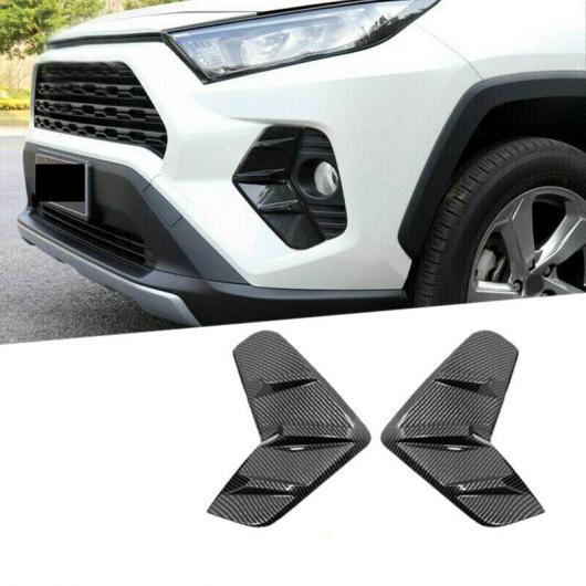 適用: トヨタ RAV4 2019-2020 ABS カーボンファイバー フロント フォグ