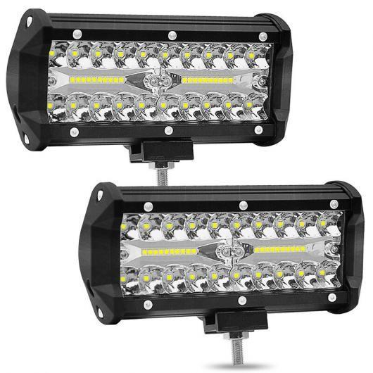 4インチ 投光ランプ スポット ビーム LED ワーク ライト バー 適用: オフロード 4WD LED フォグランプ トラック 2ピース 120W AL-KK-2800 AL
