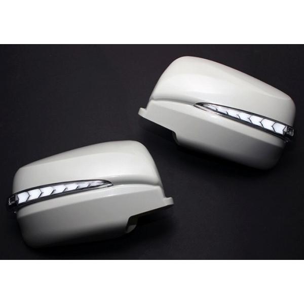 AVEST VerticalArrow ドアミラーウインカー ブロンズGD×ホワイトLED 未塗装 AV-034-W-P ニッサン ムラーノ Z50 2002年11月〜2008年09月