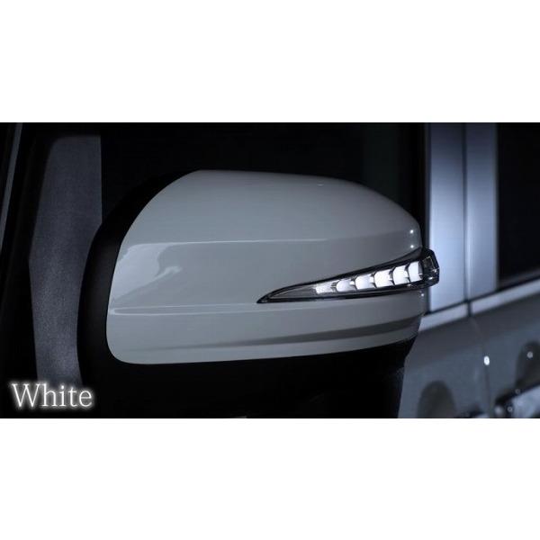 AVEST VerticalArrow ドアミラーウインカー クローム×ホワイトLED 未塗装 純正風スイッチ付 AV-039-W＋AV-SW-LED-FLOW ダイハツ ハイゼットキャディ LA700/710V