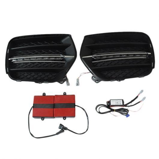 1セット ホワイト LED デイタイム ランニング ライト DRL フロント フォグ ランプ 適用: BMW X6 2008 2009 2010 2011 2012 2013 AL-KK-3639 AL