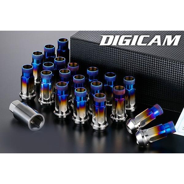 デジキャン ペンタゴンチタンレーシングナット 貫通タイプ48.5mm P1.25 5TNK12-LL