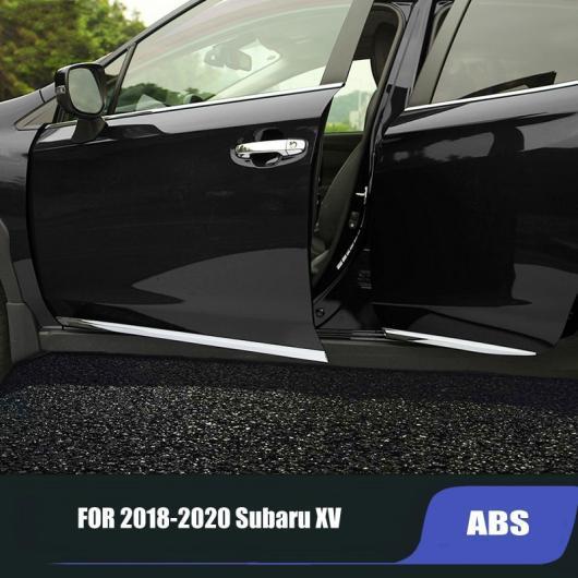 適用: 2018 2019 2020 スバル XV ABS クローム ボディ サイド モールディング トリム ストリップ AL-KK-8821 AL