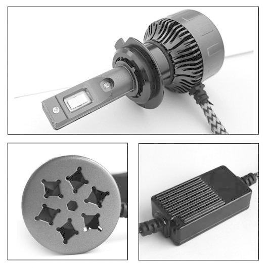 15000lm CAN-BUS 100W ヘッドランプ H1 H7 H4 9006 H11 H3 LED 自動車 バルブ コンバージョン キット HI/LO ビーム ヘッドライト H4 AL-MM-2149 AL