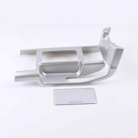 適用: トヨタ ランドクルーザー プラド J150 150 2018 2019 ABS セントラル コントロール ギア パネル カバー ステッカー トリム マットシルバー AL-MM-3784 AL