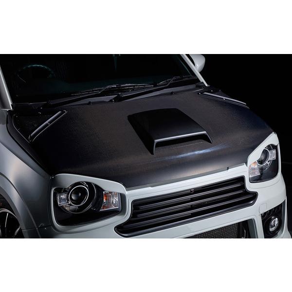 ブリッツ/BLITZ エアロスピードRコンセプト カーボンボンネット FRPセンターダクト付 未塗装 60248 スズキ アルトワークス HA36S R06A(Turbo) 2015年12月〜