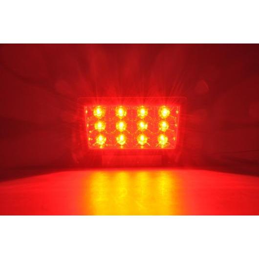 クリア レンズ F1 スタイル レッド LED リア 3rd ブレーキ ライト