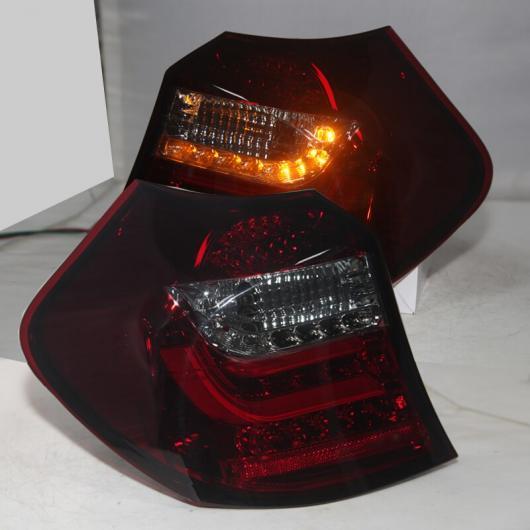 適用: BMW E87 LED エンジェルアイ リア ランプ 2006 2011 ダーク レッド SN AL-MM-8660 AL