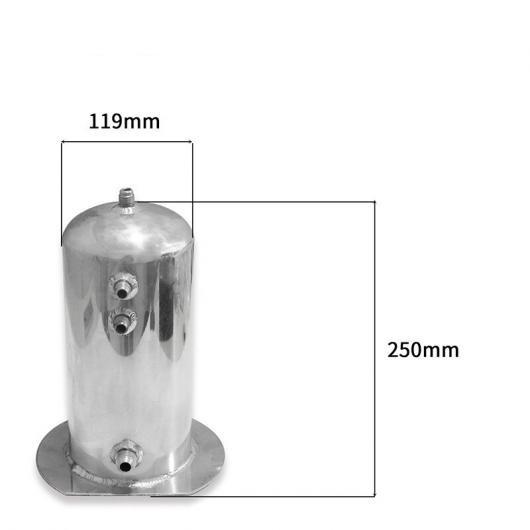 AL 2.5L アルミニウム バッフル オイル キャッチ 缶 タンク リザーバー