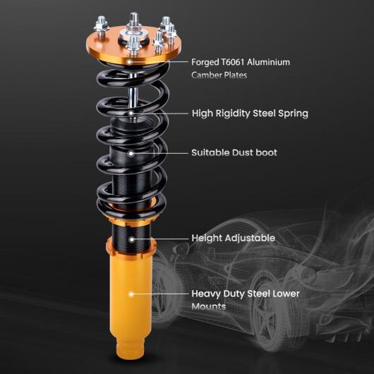 品質は非常に良い Al コイルオーバー サスペンション キット 適用 ホンダ アコード 1999 03 アキュラ Acura Tl 01 03 Omg 1998 02 ショック ストラット Al Nn 52 定番 人気 Www Gemshirts Com