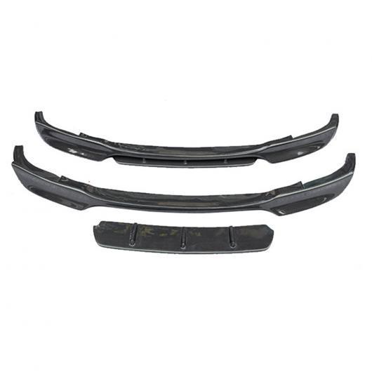 25【新品未使用】 リアル カーボンファイバー フロント バンパー リップ チン シャベル 適用: BMW 5シリーズ F10 F18 M5 525i 530i 2010-2017 ブラック AL-OO-1857 AL 【PET3086558222】(107774円)