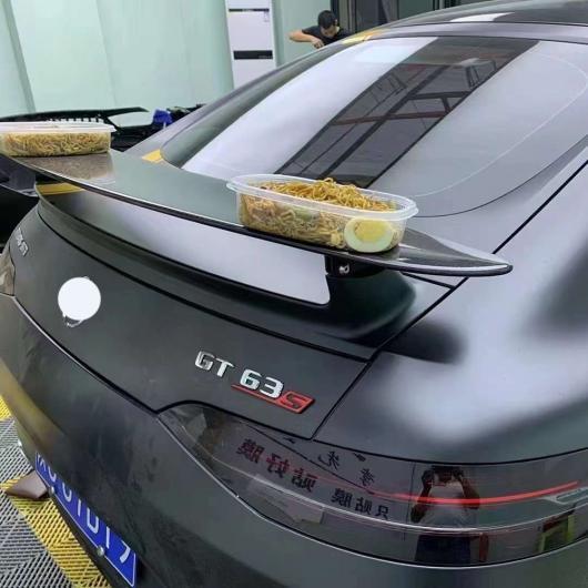 リアル カーボンファイバー リア スポイラー ウイング スタイリング  