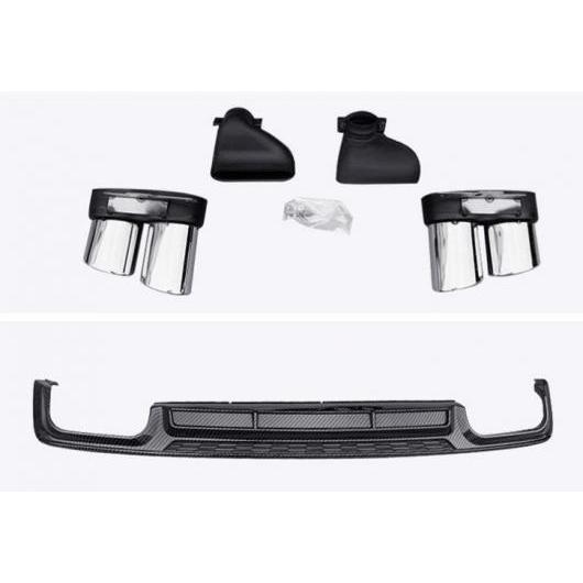 【新品同様 / 希少】 ABS リア バンパー トランク リップ スポイラー ディフューザー エキゾースト チップ 適用: アウディ/AUDI A6 S6 Sライン C8 2019 タイプ013 AL-OO-3428 AL 【OCQ3999601738】(139655円)