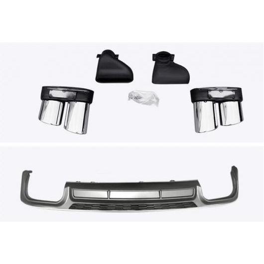 【新品同様 / 希少】 ABS リア バンパー トランク リップ スポイラー ディフューザー エキゾースト チップ 適用: アウディ/AUDI A6 S6 Sライン C8 2019 タイプ013 AL-OO-3428 AL 【OCQ3999601738】(139655円)