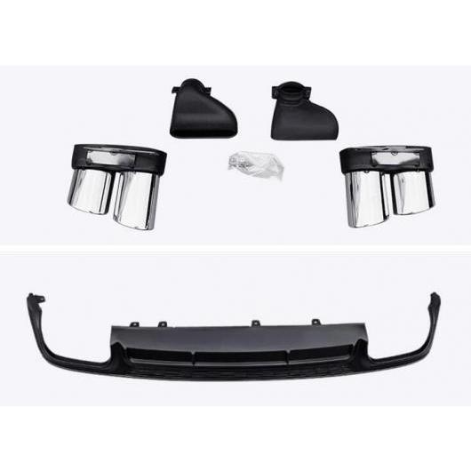 【新品同様 / 希少】 ABS リア バンパー トランク リップ スポイラー ディフューザー エキゾースト チップ 適用: アウディ/AUDI A6 S6 Sライン C8 2019 タイプ013 AL-OO-3428 AL 【OCQ3999601738】(139655円)