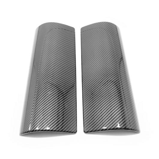 ABS カーボンファイバー アームレスト ボックス 保護 ステッカー カバー 適用: メルセデス-ベンツ C-クラス W206 C180 C200 C300 カーボン調 AL-OO-4792 AL