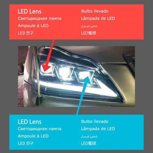 ヘッド ランプ 適用: トヨタ クラウン LED ヘッドライト 2005-2009 ヘッドライト クラウン DRL レッドイビルアイなし フル LED AL-OO-8208 AL｜apagency02