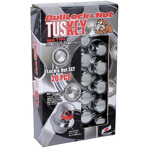 協永産業/KYO-EI ブルロック タスキー マグ ロック＆ナットセット クロームメッキ M12×P1.5 マグタイプ 入数：1セット (20個) T0621