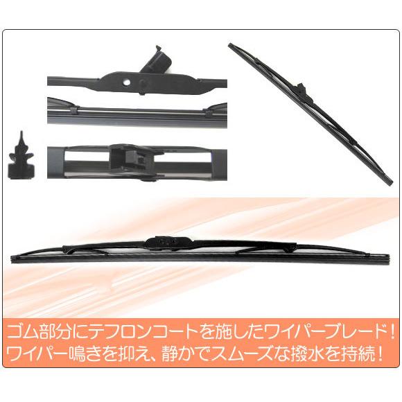 ワイパーブレード スズキ キャリィ/エブリイ DA64V,DA64W,DA63T,DA65T 2005年08月〜2013年08月 テフロンコート 400mm 助手席 APB400｜apagency｜02