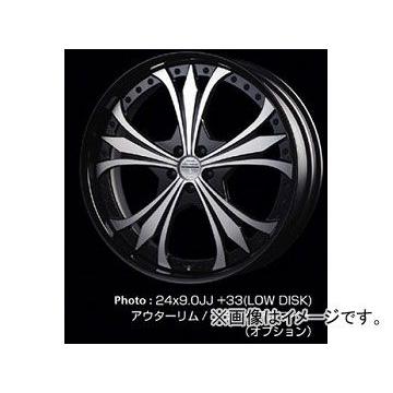 エムズスピード juno dejavu FORGED ホイール 24インチ BKPO 24×12.0JJ 5穴 LOW DISC