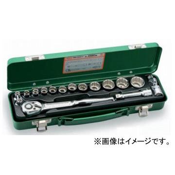 トネ/TONE 9.5mm（3/8”） ソケットレンチセット 17点 品番：1560M