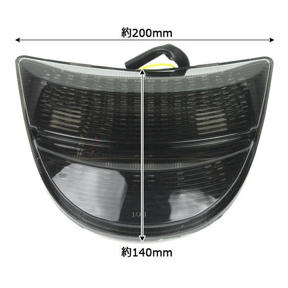 LEDテールランプ ホンダ CBR954 2002年〜2003年 スモーク AP-BP-179-SM 2輪の画像