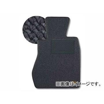 カロ/KARO フロアマット KRONE 品番：2539 カラー：ツイードブラック,ツイードボルドー ホンダ ライフ JC1 FF フットレスト：有 リア一体物 2008年11月〜