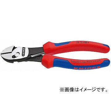 クニペックス/KNIPEX ツインフォースニッパー 品番：7372-180F バネ付 JAN：4003773077657