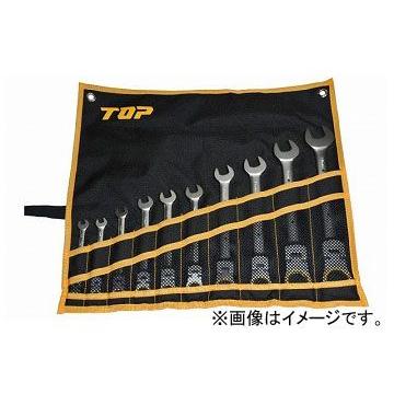 トップ工業/TOP 首振りラチェットコンビセット（工具袋入り10点セット） FRC-10000S JAN：4975180409812