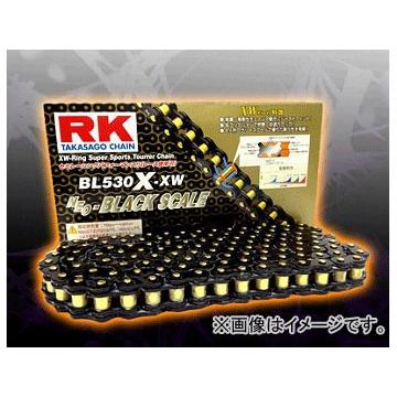 2輪 RK EXCEL シールチェーン BL ブラック BL520R-XW 110L XLディグリー XR400モタード XR650R シルクロード スーパーXR バハ S/S2/S3 スーパーXR バハ V3/V