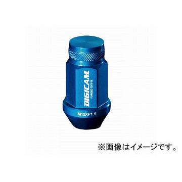 デジキャン アルミレーシングナット ライトブルー 19HEX袋 P1.25 45mm AN6F4512LB DC 入数：1セット(20本入) ニッサン デュアリス J10/N10/KJ10/KNJ10 :501992090 15:オートパーツエージェンシー