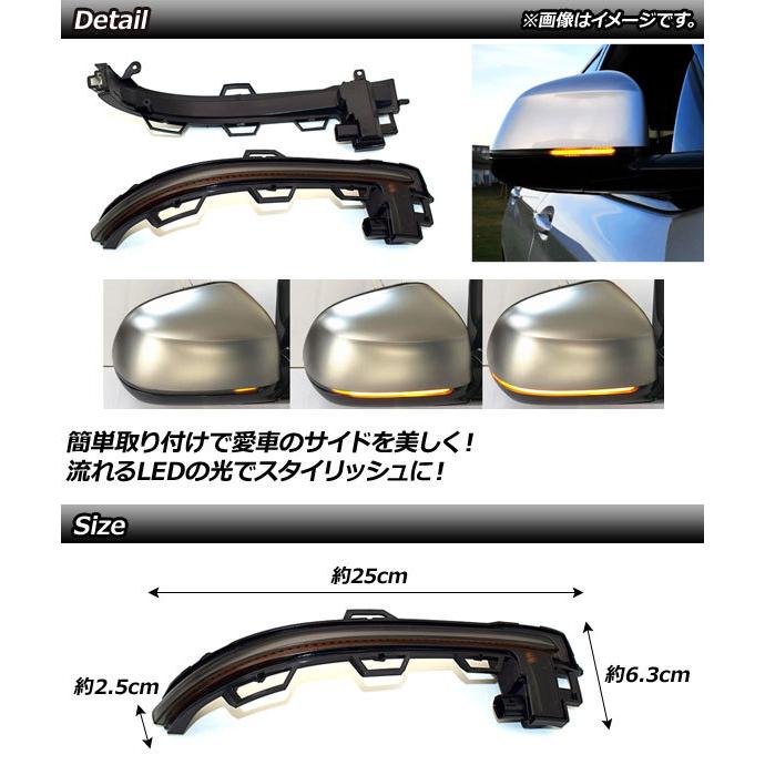 オンラインで人気の商品 LED流れるドアミラーウインカーレンズ BMW X6 G06 2020年〜 スモーク 入数：1セット(2個) AP-LL193