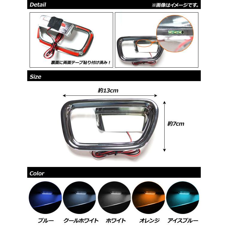 インナードアハンドルLEDライト ホンダ N-BOX JF3,JF4 2017年09月〜 アイスブルー AP-IT652-IBL | オートパーツエージェンシー | 01
