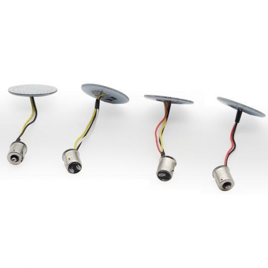1ペア LED ウインカー インジケーター ライト ランプ 11561157 ライト 適用: 2ピース ホワイト イエロー〜2ピース レッド AL-KK-2828 2輪 ALの画像