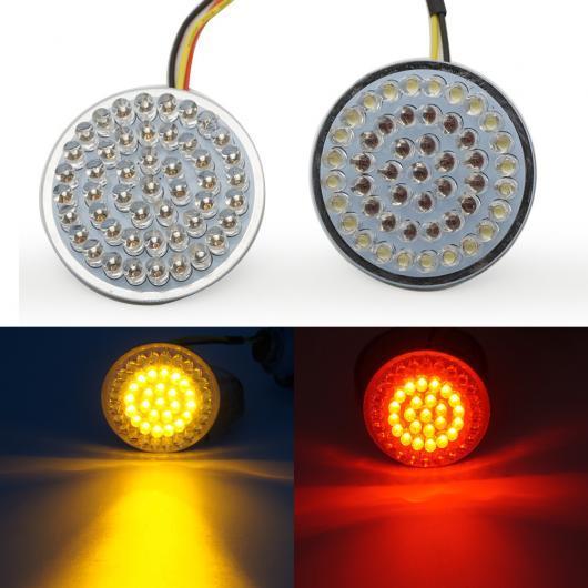 1ペア LED ウインカー インジケーター ライト ランプ 11561157 ライト 適用: 2ピース ホワイト イエロー〜2ピース レッド AL-KK-2828 2輪 ALの画像