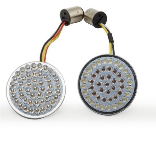 1ペア LED ウインカー インジケーター ライト ランプ 11561157 ライト 適用: 2ピース ホワイト イエロー〜2ピース レッド AL-KK-2828 2輪 ALの画像