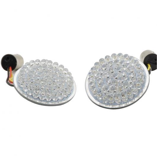 1ペア LED ウインカー インジケーター ライト ランプ 11561157 ライト 適用: 2ピース ホワイト イエロー〜2ピース レッド AL-KK-2828 2輪 ALの画像