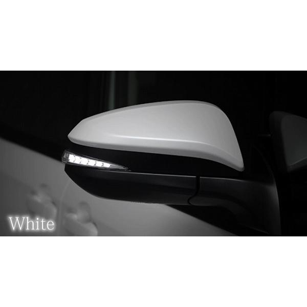 AVEST VerticalArrow ドアミラーウインカー クローム×ホワイトLED AV-015-W トヨタ ノア ZRR/ZWR8＃ 2014年01月〜