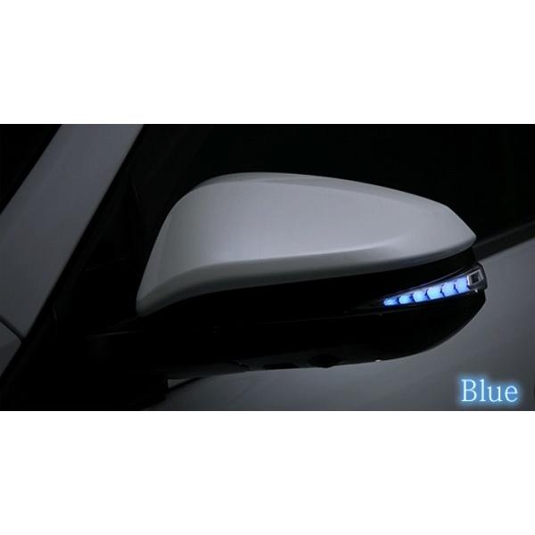 AVEST VerticalArrow ドアミラーウインカー クローム×ブルーLED AV-015-B トヨタ エスクァイア ZRR/ZWR8＃ 2014年01月〜
