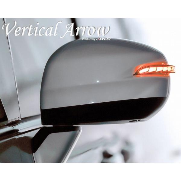 AVEST VerticalArrow ドアミラーウインカー クローム 未塗装 純正風スイッチ付 AV-054＋AV-SW-LED-FLOW ホンダ オデッセイ RC1/2 2013年11月〜