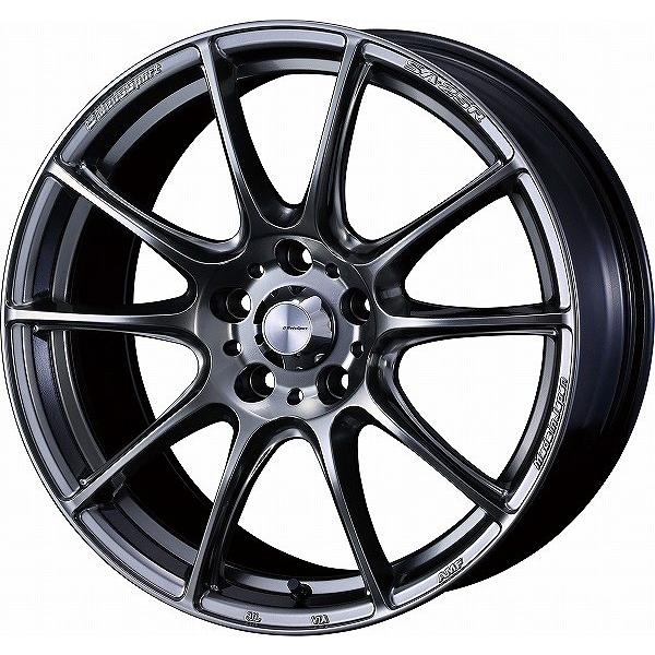 WedsSport ホイール SA25R プラチナシルバーブラック 18インチ×7.0J +47 5H114.3 0073725