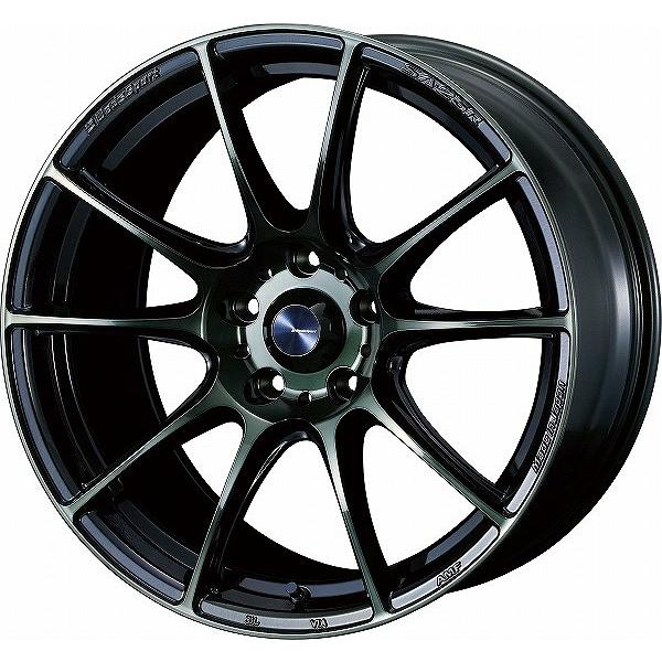 WedsSport ホイール SA25R ウォースブラッククリアー 18インチ×9.5J +45 5H114.3 0073757