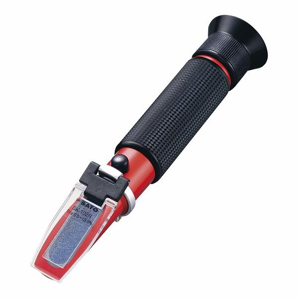 佐藤計量器(SATO) 手持屈折計 Brix 0.0〜18.0％ 自動温度補正付 SK-102R(BKS1001)