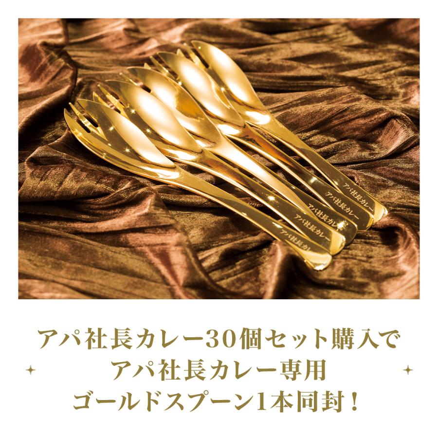 キャンペーン中 通常版 アパ社長カレー 30個セット レトルトカレー