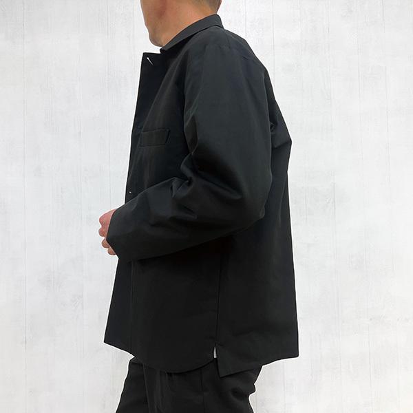 SALE 40%OFF スティルバイハンド STILL BY HAND メンズ コットン ナイロン オックスフォード ジャケット JK-02214 (BLACK) 2022春 新入荷|apakabar-style|04