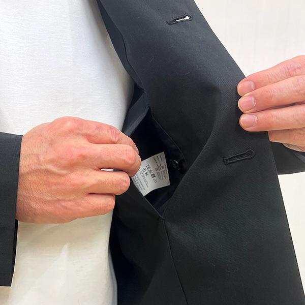 SALE 40%OFF スティルバイハンド STILL BY HAND メンズ コットン ナイロン オックスフォード ジャケット JK-02214 (BLACK) 2022春 新入荷|apakabar-style|06