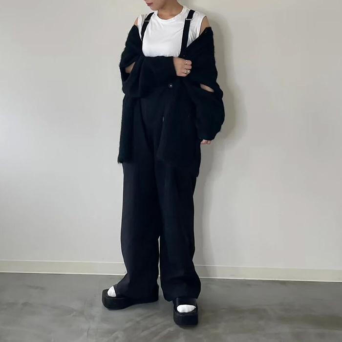 SALE 50%OFF AgAwd アガウド Suspenders Pants サスペンダー パンツ 2301-220968 (全3色) 2023冬 レディース ボトムス 新入荷 送料無料｜apakabar-style｜07