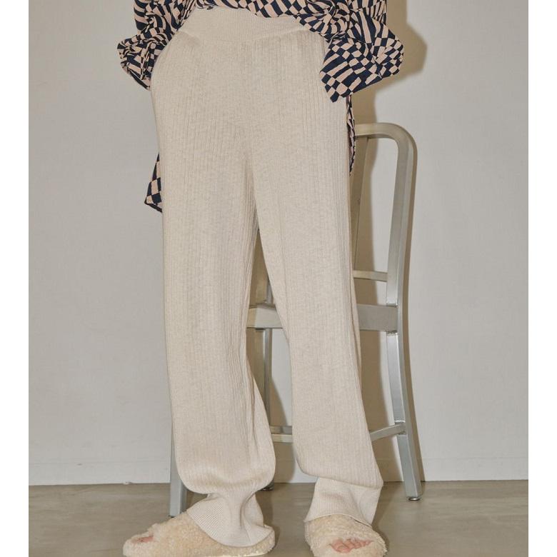 SALE 50%OFF TODAYFUL 2023 prefall トゥデイフル Easy Rib Knit Pants イージー リブ ニット パンツ 12320708 (全3色) 新入荷 送料無料｜apakabar-style｜13