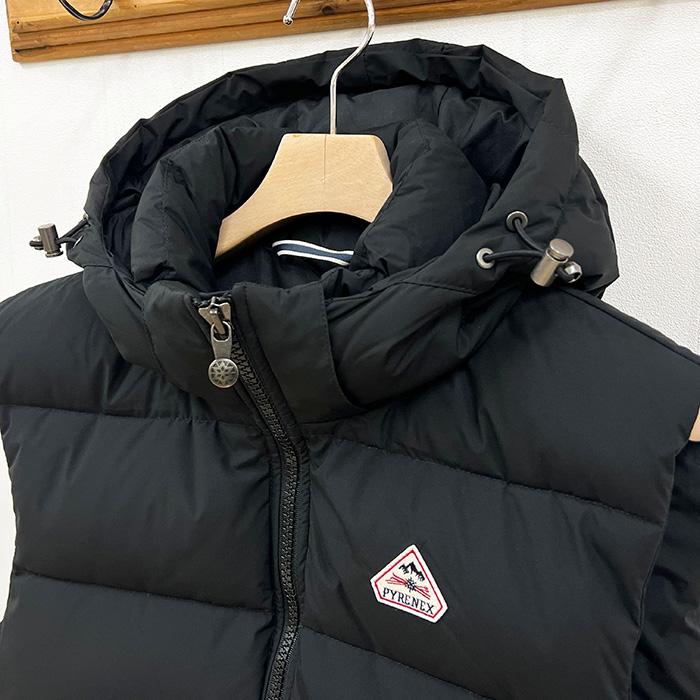 PYRENEX ピレネックス SPOUTNIC MINI RS VEST スプートニック ミニ リップストップ ベスト (BLACK) 日本代理店直営店 2023秋冬 メンズ ダウン 新入荷｜apakabar-style｜08