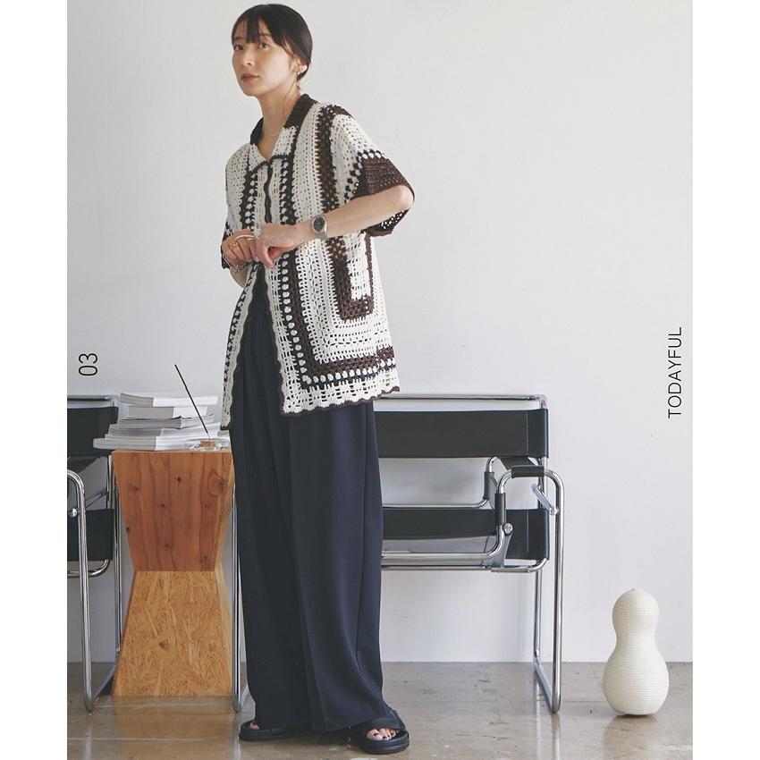 TODAYFUL トゥデイフル Crochet Over Shirts クロシェット オーバー